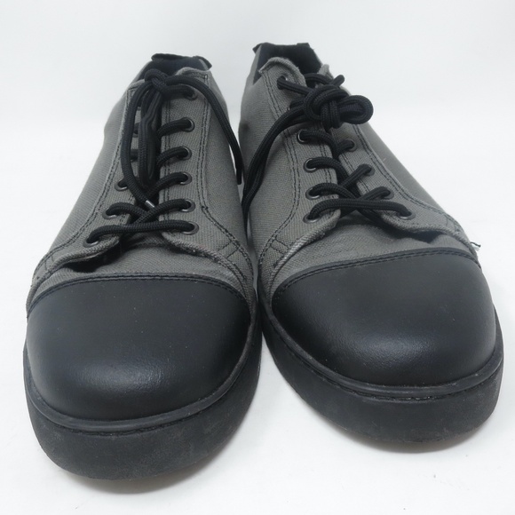 Woobies Tactical Mod-1 Cemento Gray Black Canvas Shoes Mens Size 13 USA Made - Picture 4 of 9